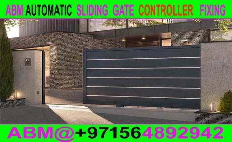 Automatic Sliding Gate controller Machine Fixing Ajman Sharjah