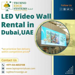 To Attract Customers Get Video Wall Rentals in Dubai