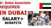 Sr. Sales Associate REQUIRED IN DUBAI