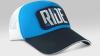 Ride Cap - Blue/Black & White | L