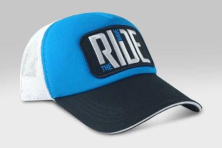 Ride Cap - Blue/Black & White | L