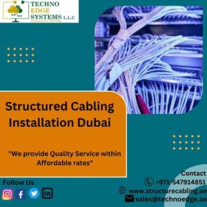 Tips For Reducing Downtime Through Structured Cabling Installation in Dubai