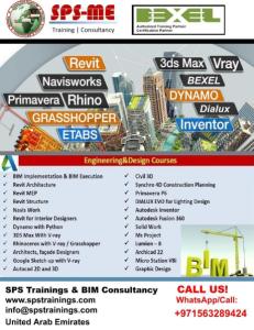 #BIM – #Revit – #NavisWorks – #Primavera - #BEXEL MANAGER #4D/#5D – #Rhino +971563289424