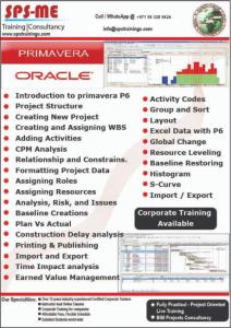 LEARN #PRIMAVERA #P6 FROM EXPERTS +971563289424