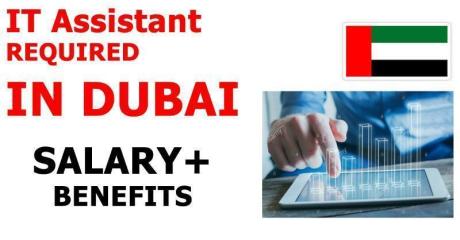 IT Assistant REQUIRED IN DUBAI