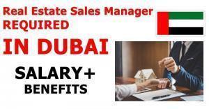 Real Estate Sales Manager REQUIRED IN DUBAI