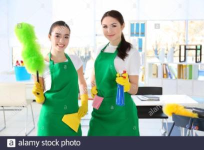 Female cleaner