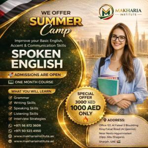 Best Spoken English Classes in Al Qasimia Sharjah UAE