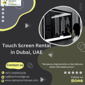 Touch Screen Rentals to Make your Events Successful in Dubai