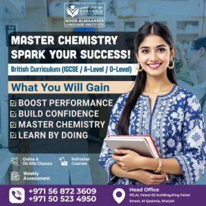IGCSE & A-Level Chemistry Made Easy in Sharjah Call 0568723609