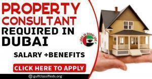 PROPERTY CONSULTANT REQUIRED IN DUBAI