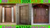 Wooden Door Fixing Maintenance Work Dubai Ajman Sharjah