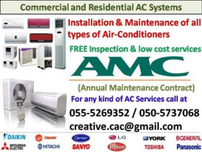 ac service repair clean gas install company ajman sharjah