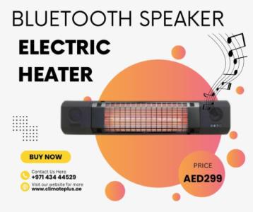 Space Electric Heater With Speakers With Remote