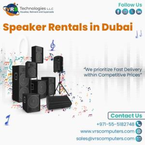 Get an Awesome Speakers Rental in Dubai