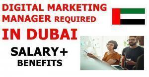DIGITAL MARKETING MANAGER REQUIRED IN DUBAI