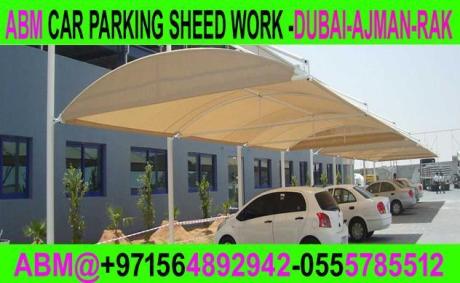 Car Parking Shade Fabric Fixing in Dubai Ajman Sharjah