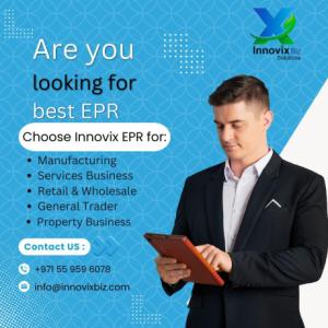 Choose Innovix EPR for: Manufacturing Services Business Retail &