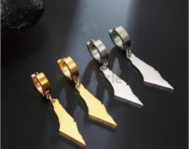 Palestine Map Earrings
