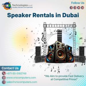 VRS Technologies Offers Speakers Rental Dubai for Business Meetings