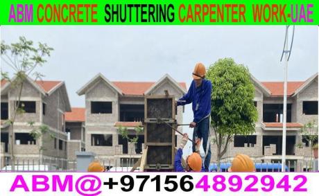 Concrete Steel Fixing & Shuttering Carpenter Work Company Ajman Sharjah Dubai