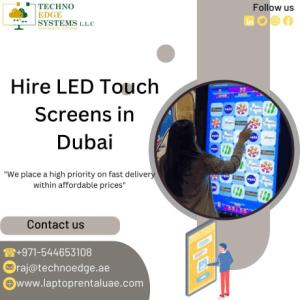LED Touch Screen Rental for Events in Dubai, UAE