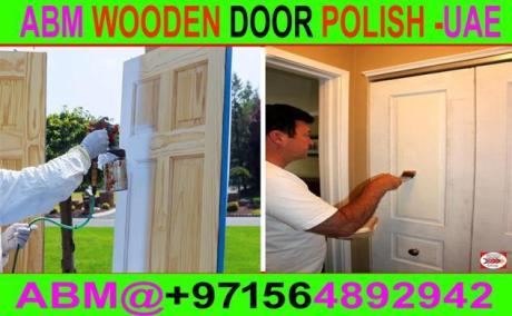 Door Polishing Painting work Contractor in Dubai Ajman Sharjah
