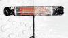 Electric Heater Outdoor Portable Outside Heater with Stand 1500W Weatherproof Infrared Heater In