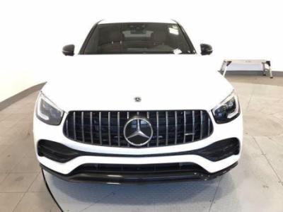 Clean Benz 2020 Glc 43 AMG Coupe white color