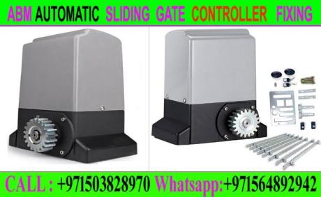 Automatic Sliding Gate controller Machine Fixing Ajman Sharjah